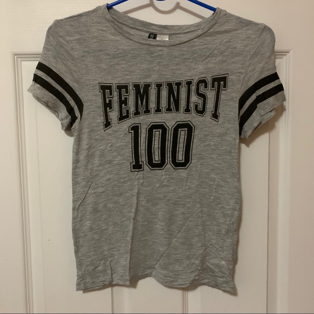 Feminist Varsity Tee Shirt